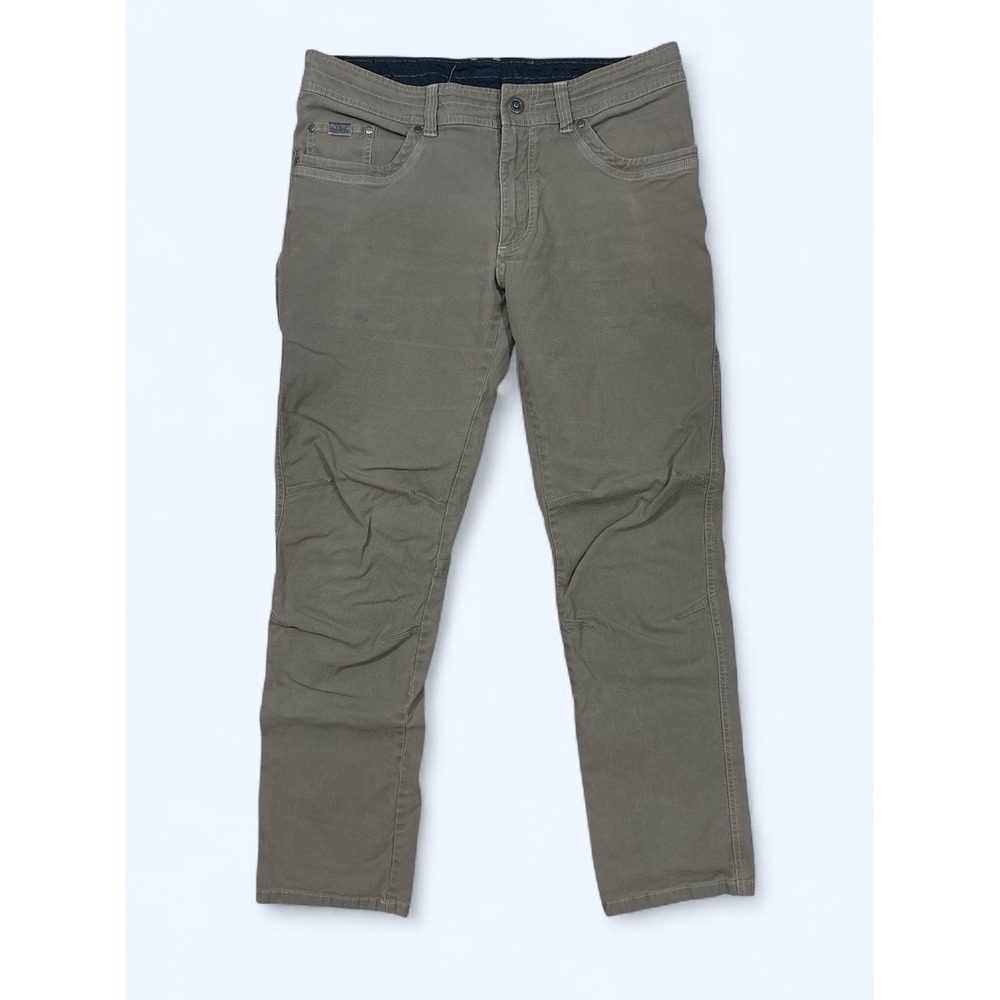 Kuhl Kanvus Jeans Mens 36x30 Tan Vintage Patina Dye Workwear Outdoors